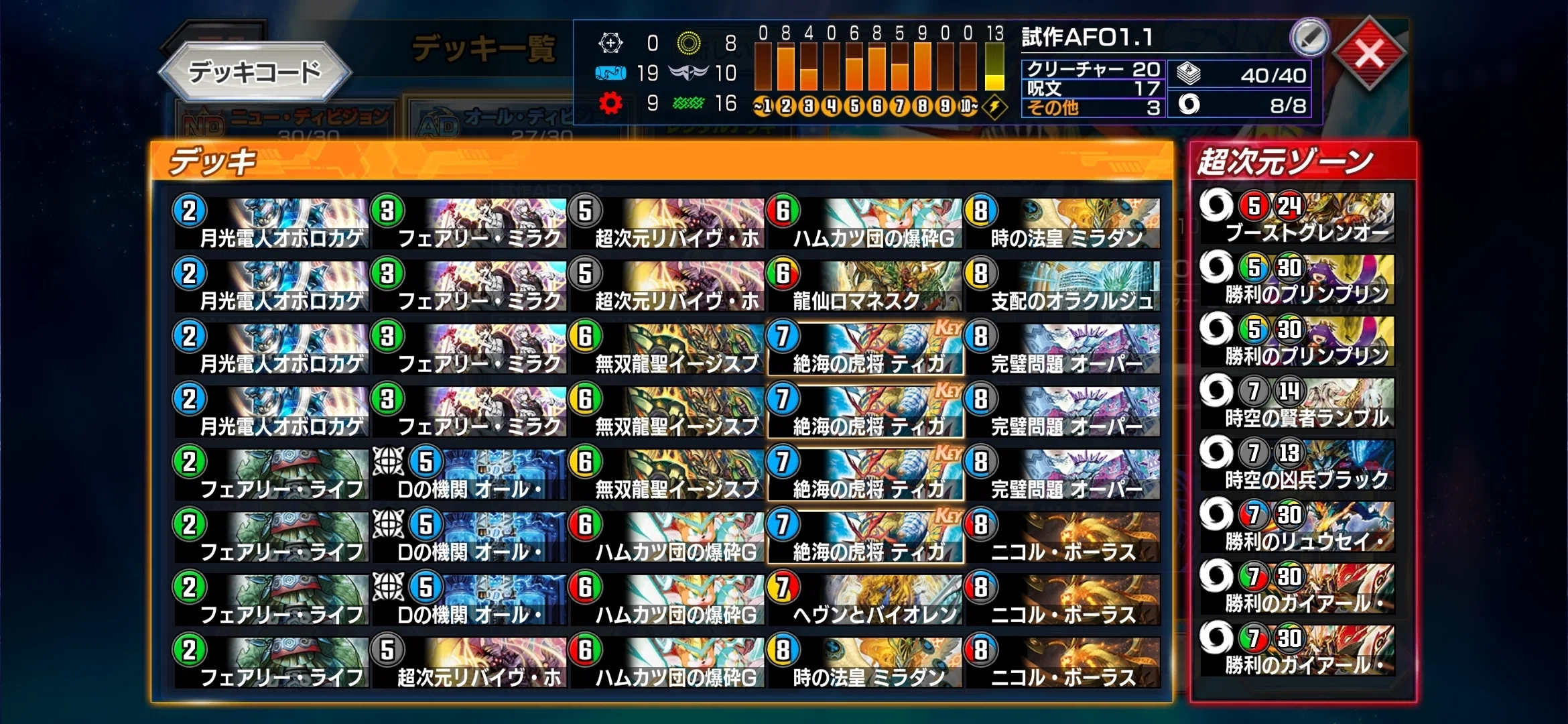 AFO型】デュエプレ33弾AD環境の5cオボロティガウォックに関する調整記