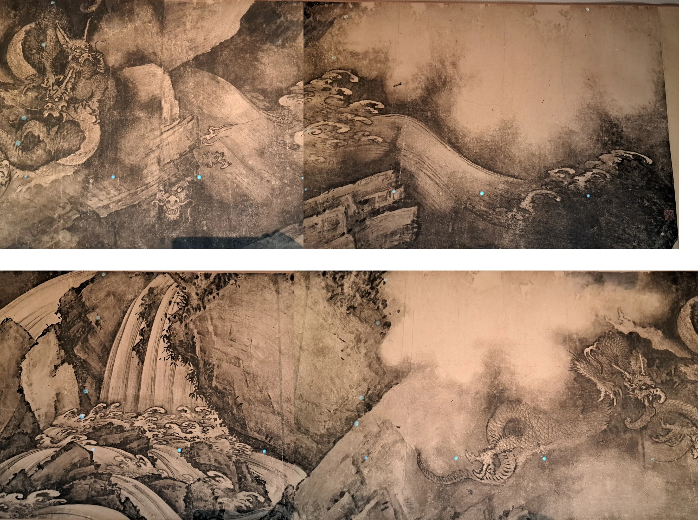 中国書画精華—宋・元時代の名品—＞（東京国立博物館）：山水画の樹木