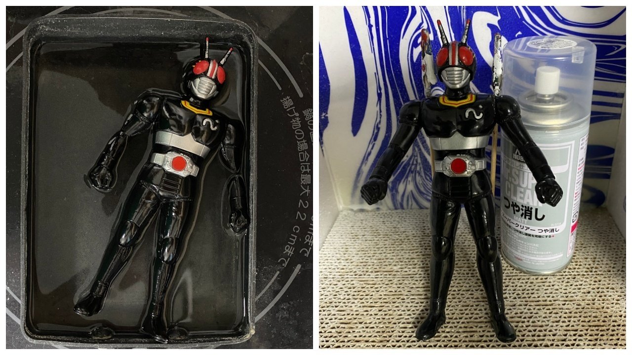 黒の記憶を塗りなおす ― 仮面ライダーブラック、ソフビ再生の記録｜筆