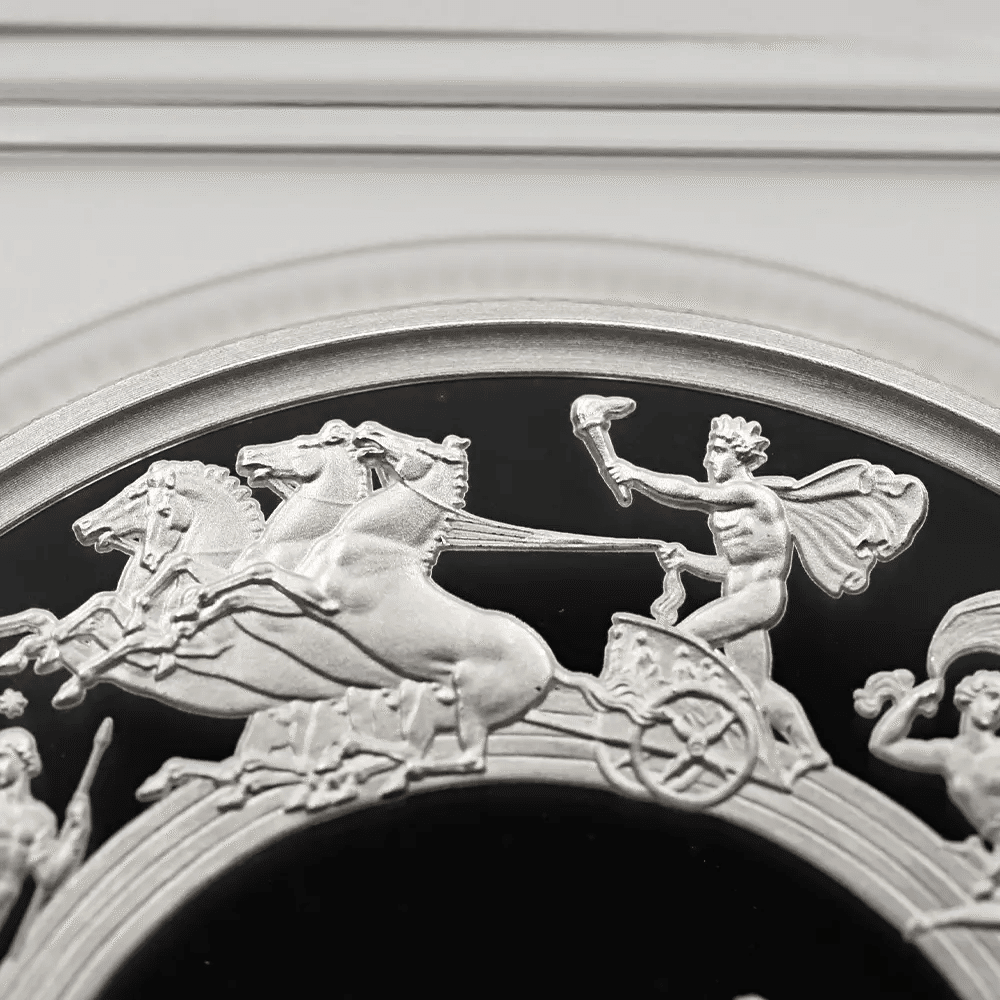 2024 ワーテルローの戦い ５オンス 発行510枚 PF70 最高鑑定 FR 2024 チャールズ3世 ワーテルロー・メダル - 連合国代表 5ポンド2