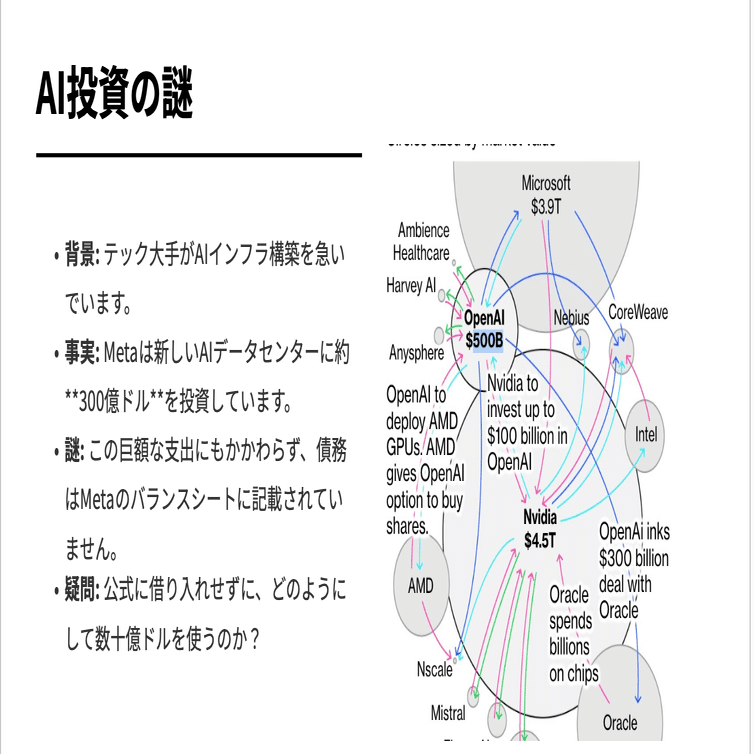 Metaの「簿外」AI戦略：300億ドルのマジック｜Kawamura Akihiro