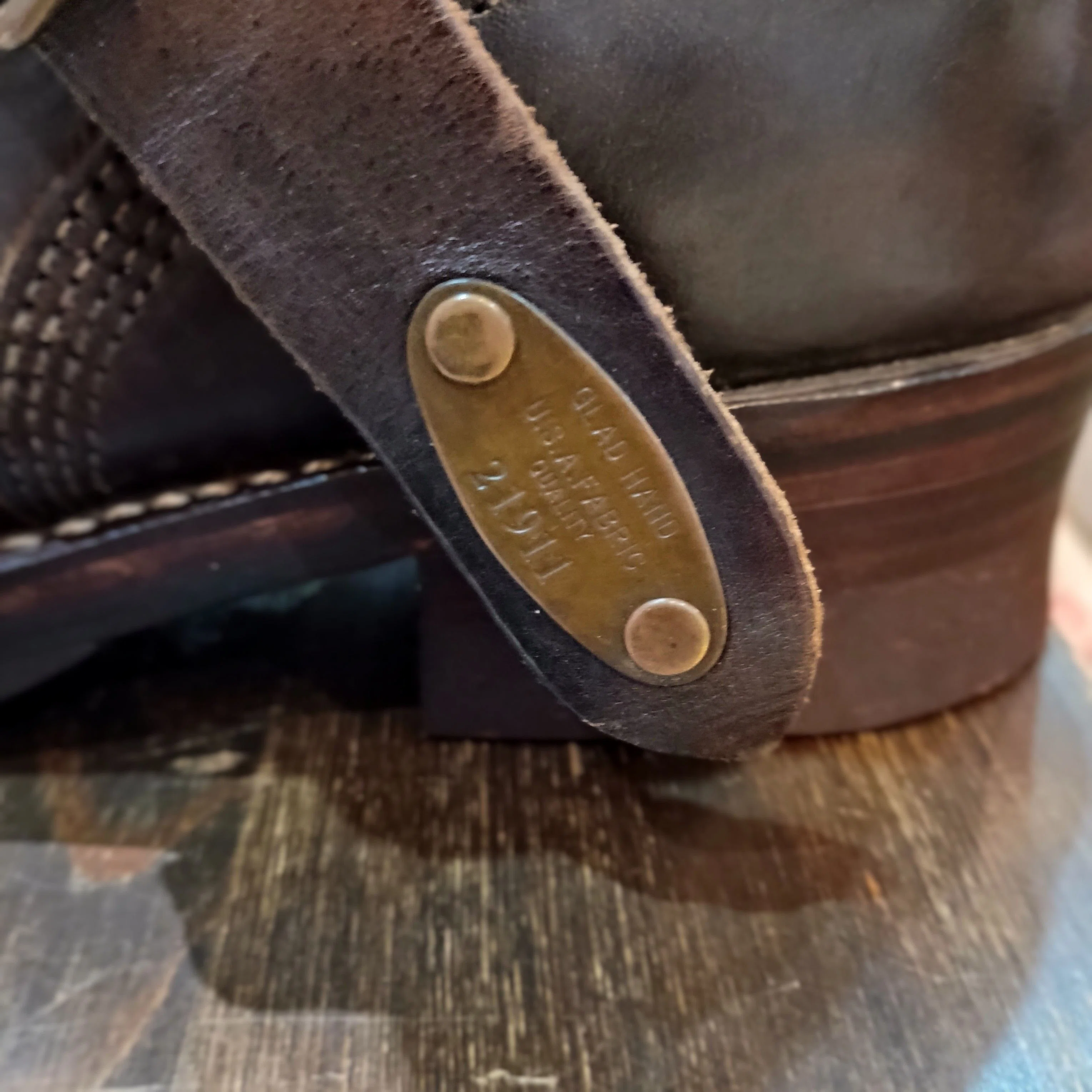 Heel Repair/ヒール交換】GLADHAND Engineer Boots+Dr.Sole Raw Cord
