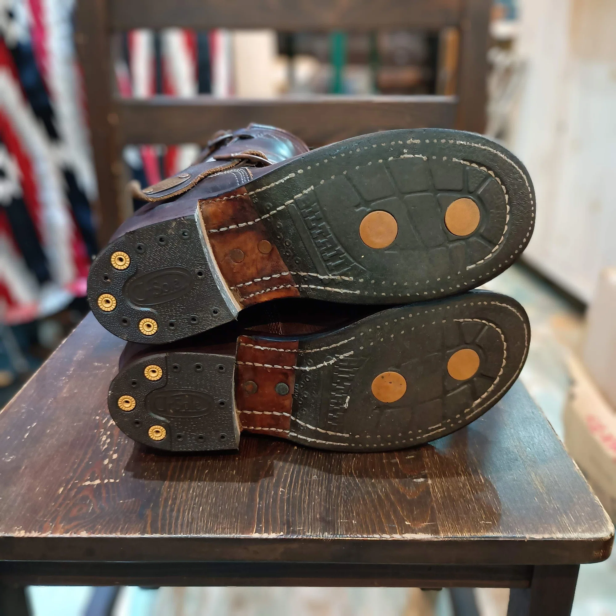 Heel Repair/ヒール交換】GLADHAND Engineer Boots+Dr.Sole Raw Cord 
