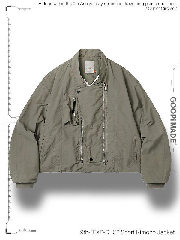 11/29発売の「GOOPiMADE / 9th-“EXP-DLC” Short Kimono Jacket
