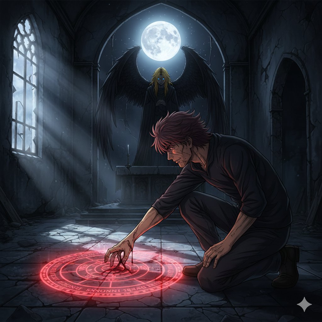 復讐―ルシフェルとの契約― 【プロローグ】業火の魂｜chintakaこと柊 聖月, image size:1024x1024