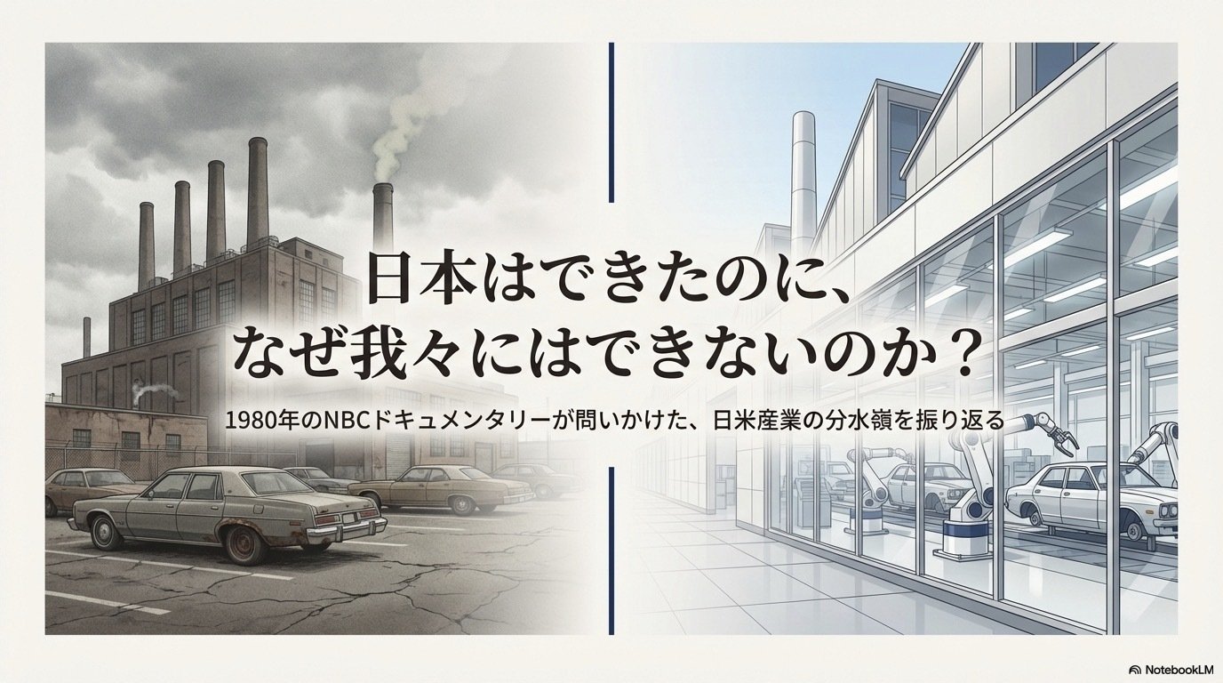 If Japan Can, Why Can't We?』（NBC、1980年放送）｜☜SIDE HANDS☞