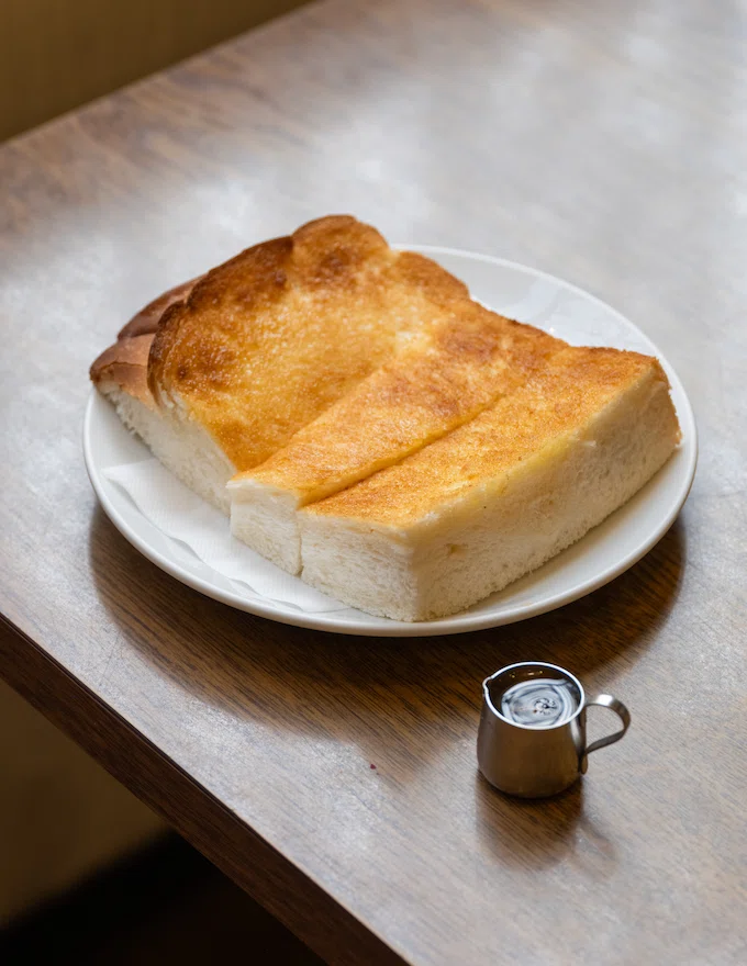 喫茶タマイチのトースト
