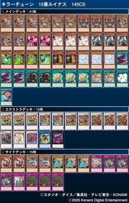 145CSで使用したキラーチューン｜ルイナス