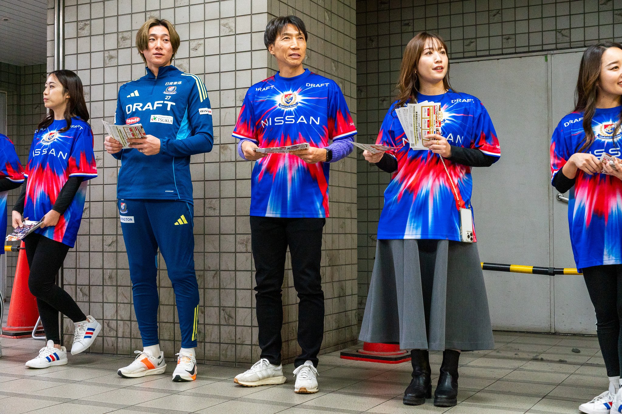 F・マリノス練習着松原健使用品 松原健「たくさんの方のサポートに恩返しを」。リハビリから直行で