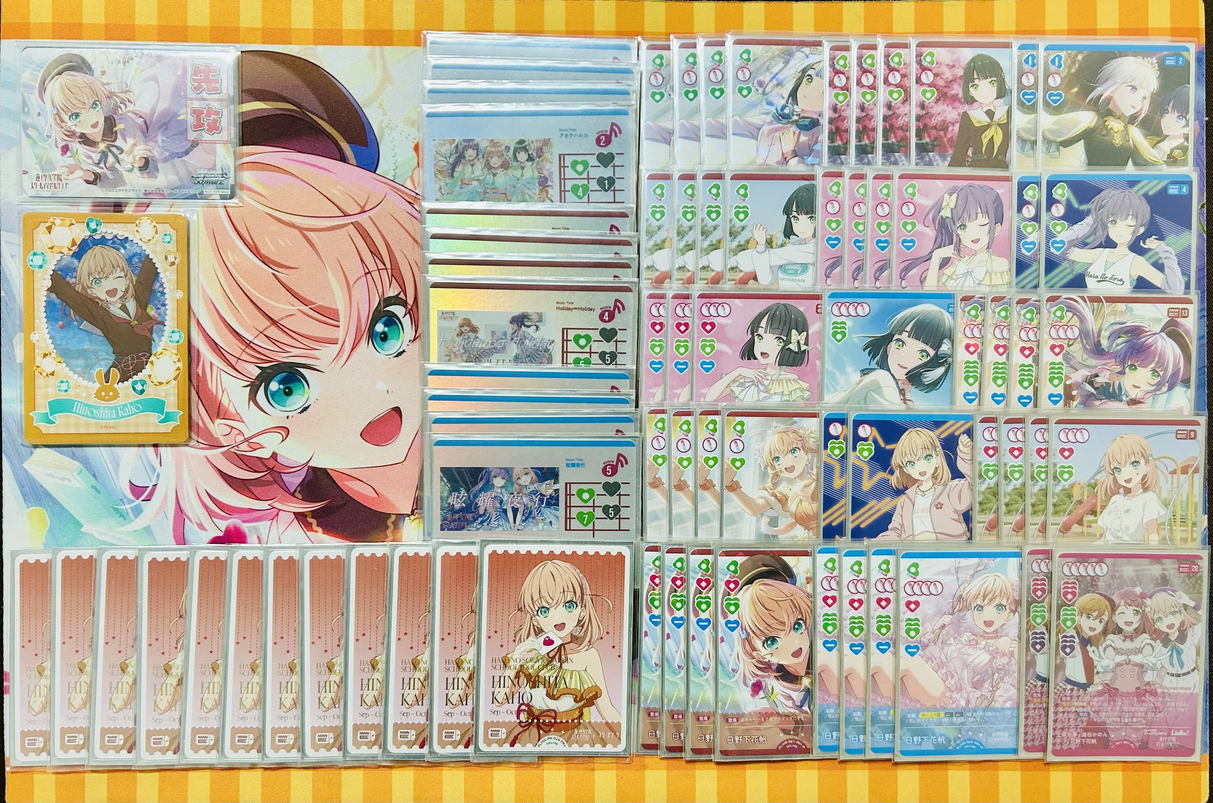 ラブカ　蓮の空　花帆　単デッキパーツ ラブカ】デッキ紹介: PR&付録カード採用 蓮ノ空・緑単｜ミウミ@ラブカ