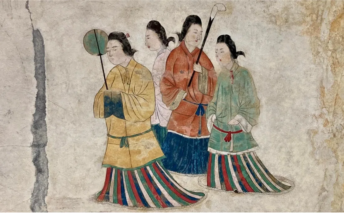 飛鳥高松塚壁画　女子像　壁掛　大型パネル 飛鳥高松塚壁画 女子像 壁掛 大型パネル 【公式通販】