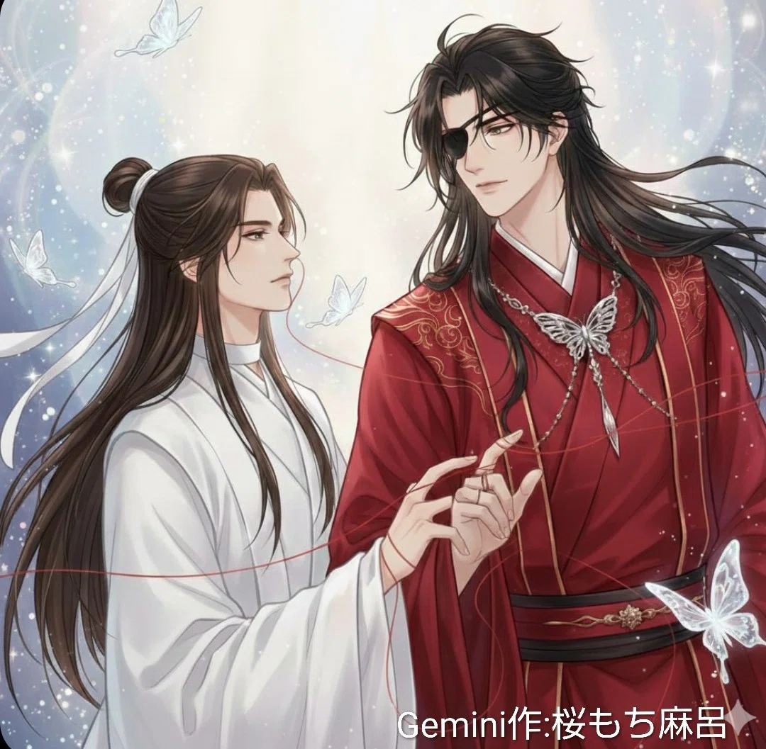 💭【天官賜福:4巻】║花城「結んじゃった💗」 《📖頁数&小見出し付き