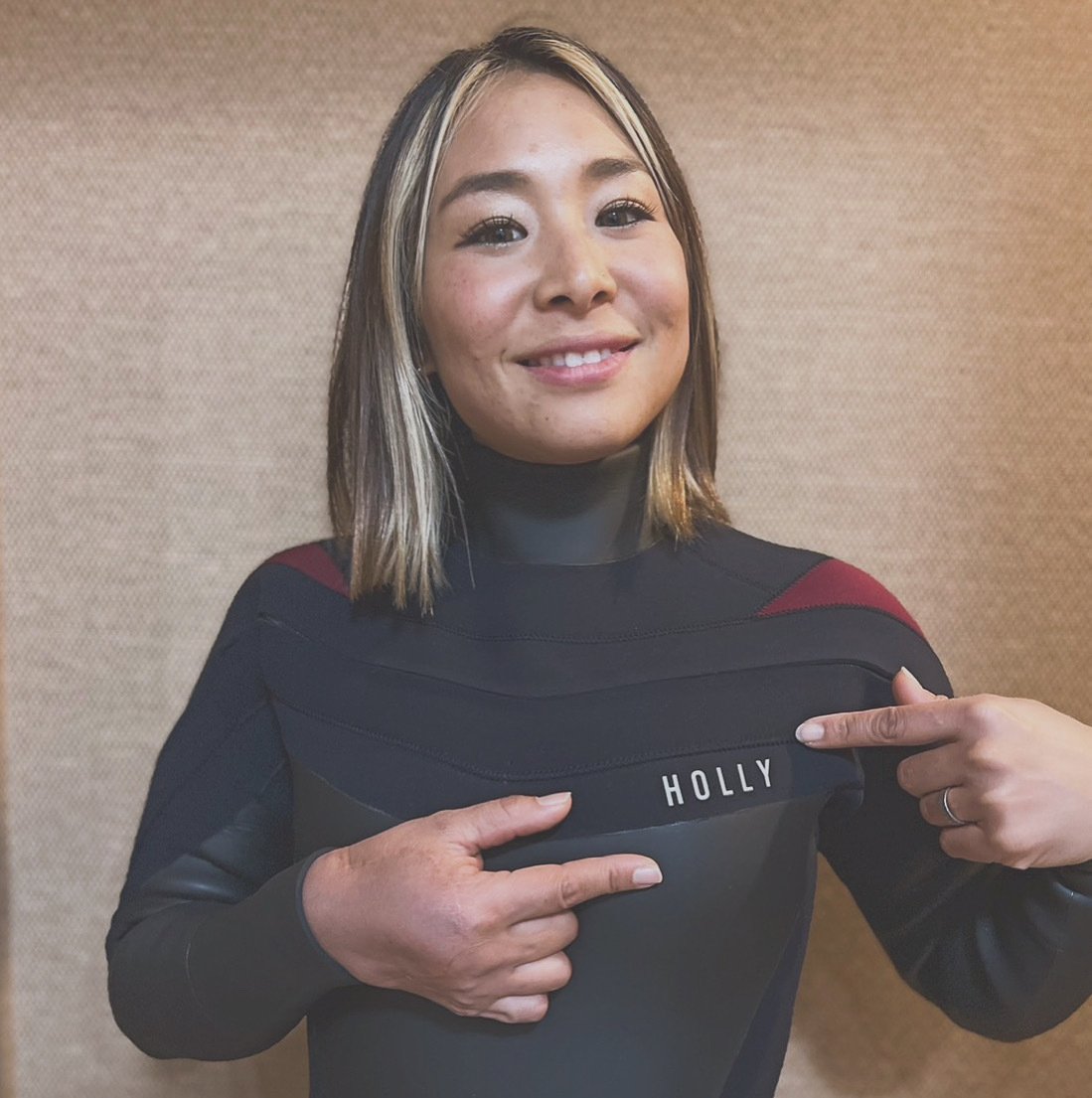 HOLLY WETSUITSからサポートがつきました。2024｜池上凪／ Nagisa lkegami