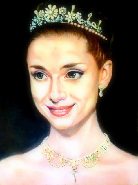 一日一絵（18）オードリーヘップバーンを描く｜都志良三