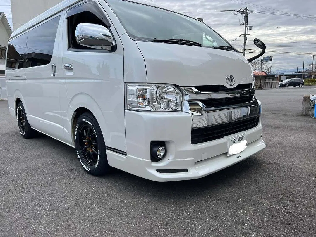 ハイエース1ナンバーより8ナンバーが正解！4型ミドルワイド構造