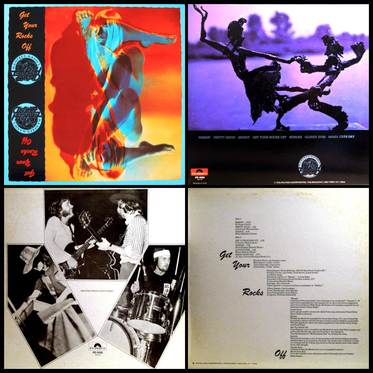 Manfred Mann's Earth Band『Messin'』：UKオリジナルと米国版の相違