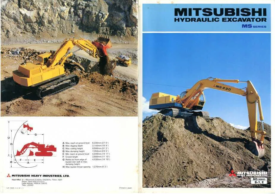 Mitsubishi Heavy Industries MITSUBISHI HYDRAULIC EXCAVATOR MS