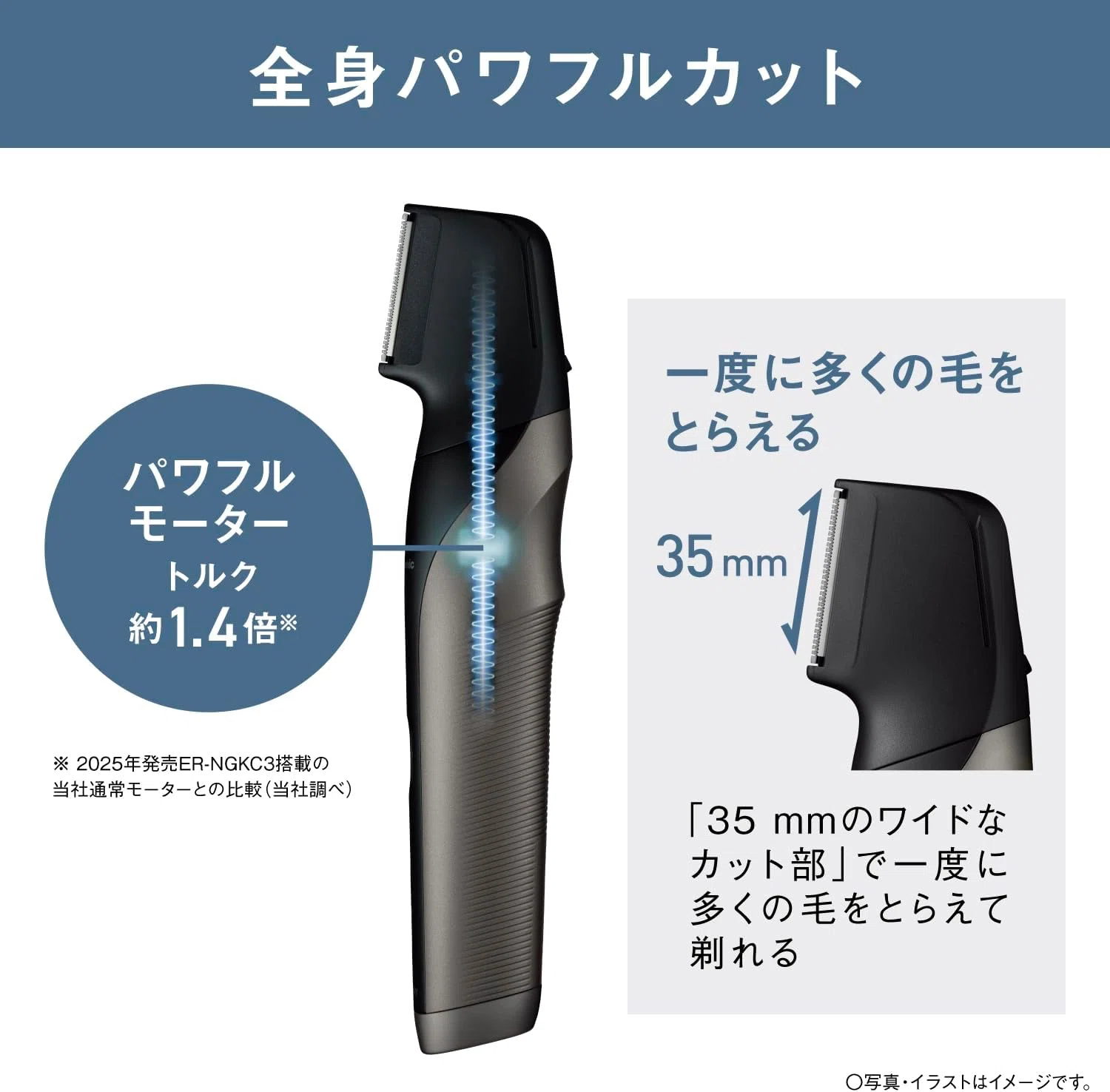 2025年最新】パナソニック ボディトリマー ER-NGKJ3-S完全レビュー