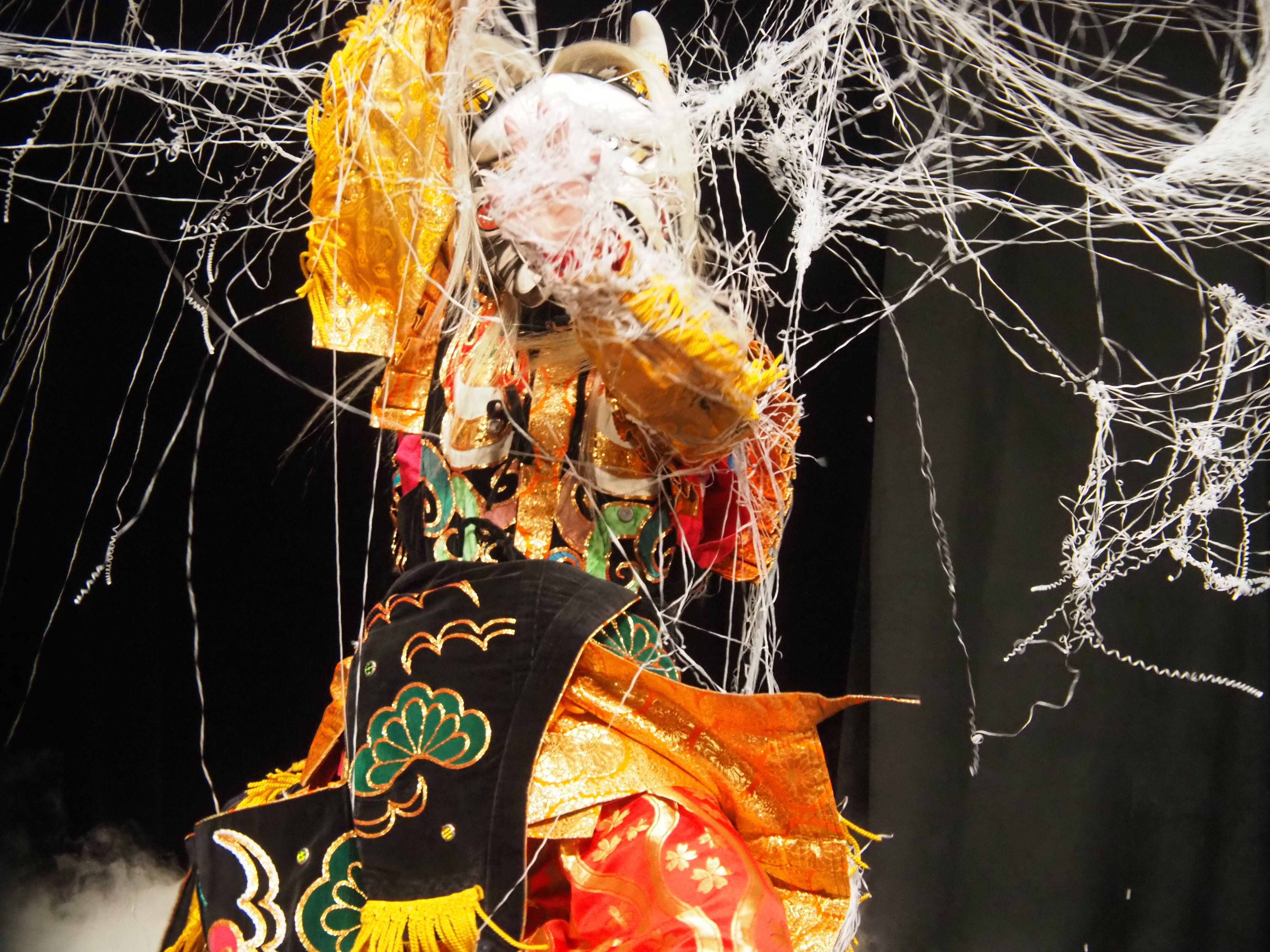 神楽面（最終値下げ）11/19日削除予定 秋の終わりに初めてが沢山あったなあ～ 上中調子神楽団：紅葉狩