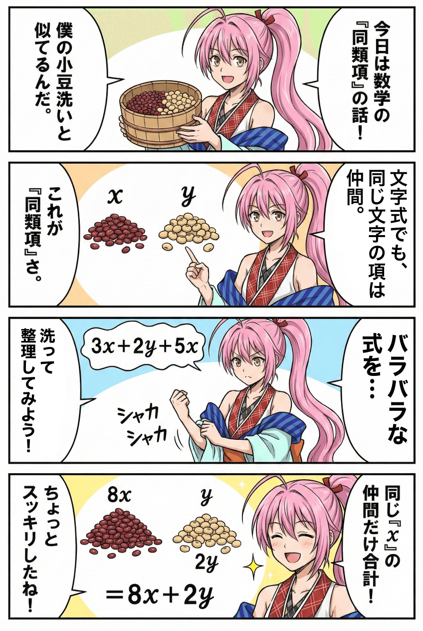 AI×数学】同類項【あやかし数学講座】｜あやかし数学講座