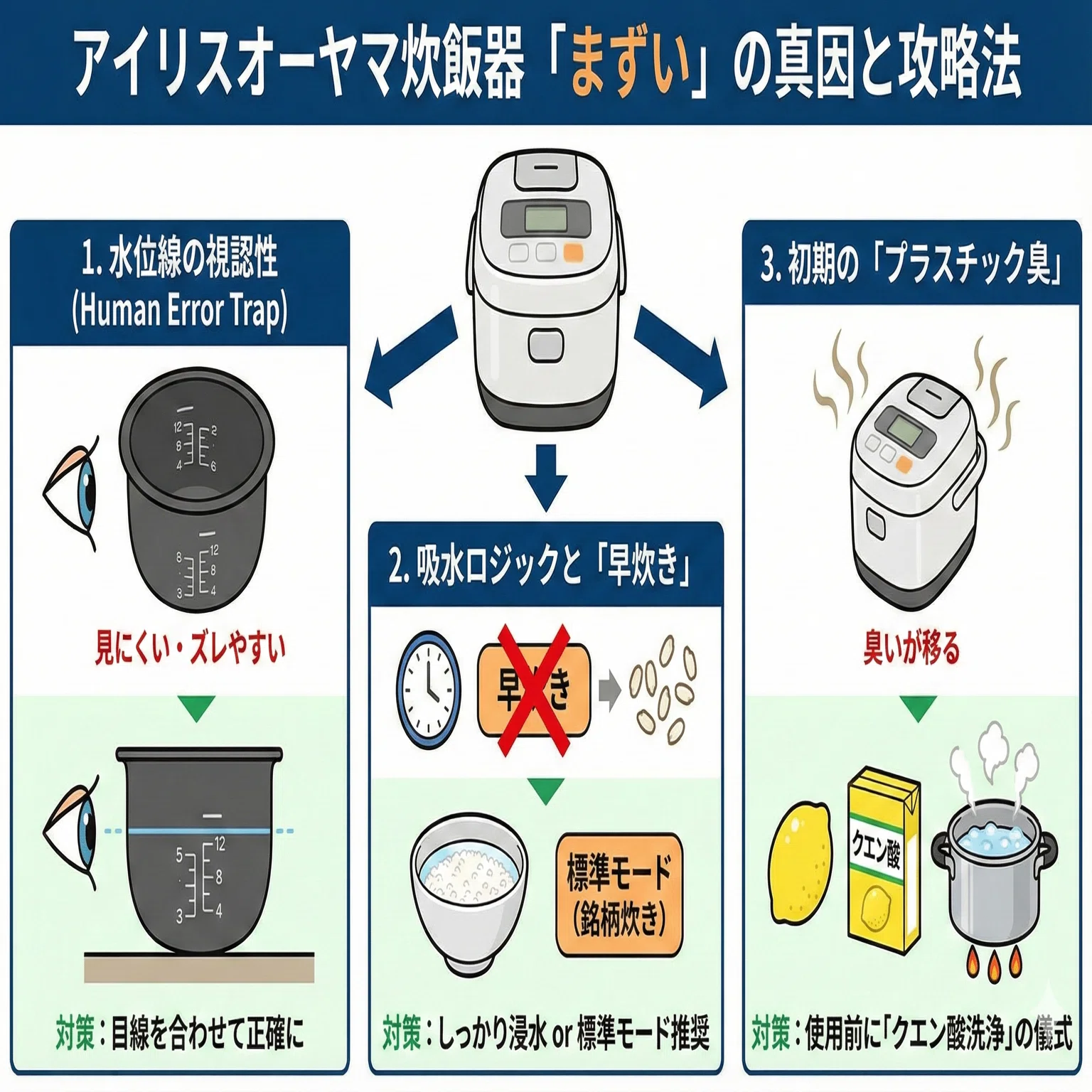 アイリスオーヤマの炊飯器は「まずい・壊れやすい」？1年使い倒して 
