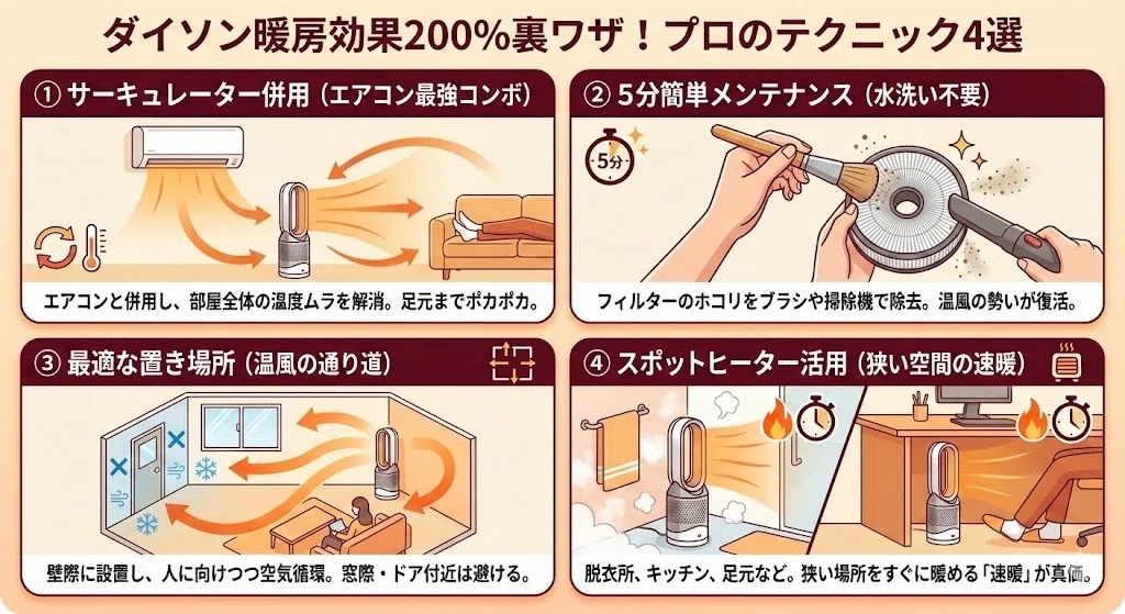 ダイソン ホットアンドクール暖かくないは嘘？本当？悪い口コミと7つの