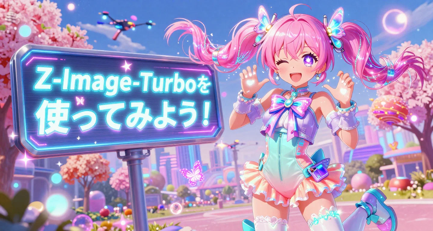 ComfyUIでFP8/GGUF版のZ-Image-Turboを試す（VRAM 8GB以上）｜まゆひらa