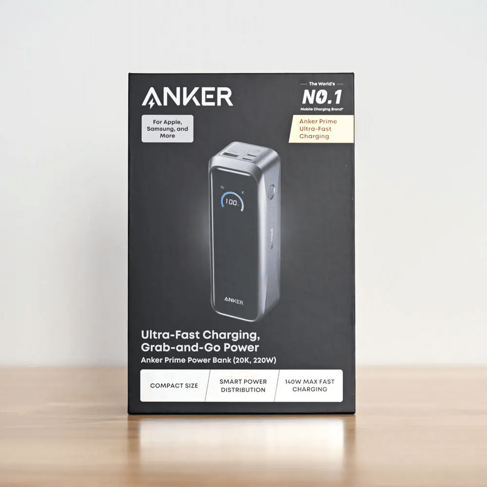 Anker Prime Power Bank (20100mAh, 220W)」をレビュー！旅行にも出張