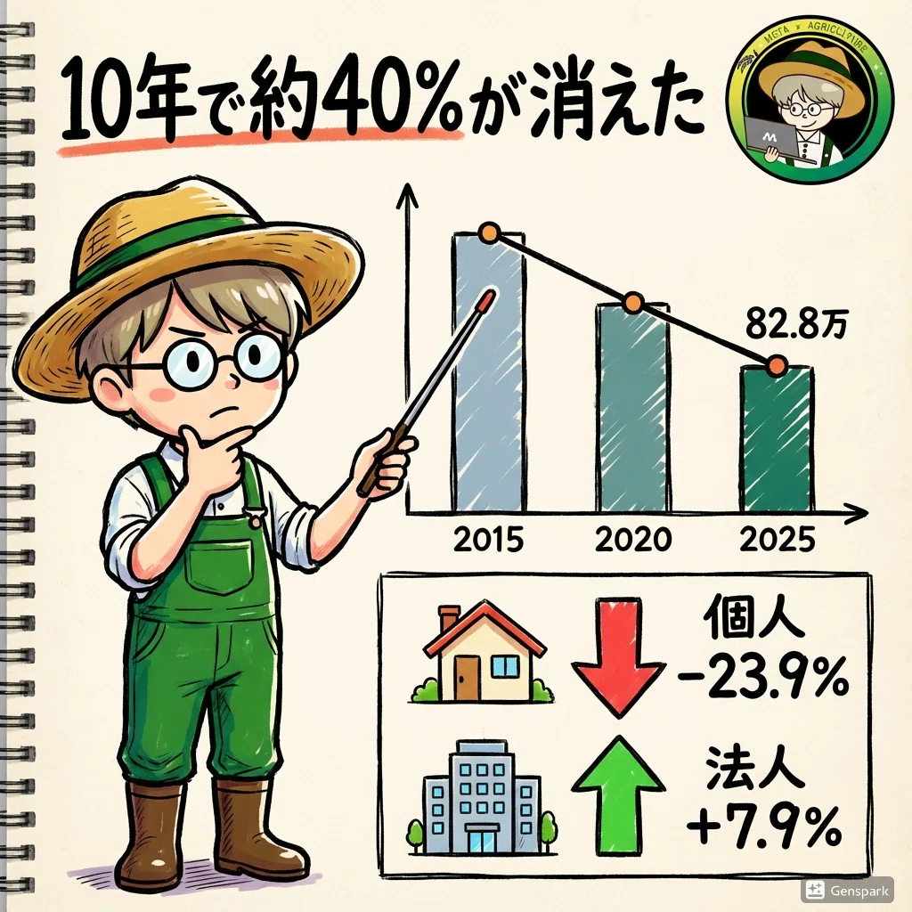 徹底解説】農林業センサス2025速報値～データが示す日本農業の現在地と