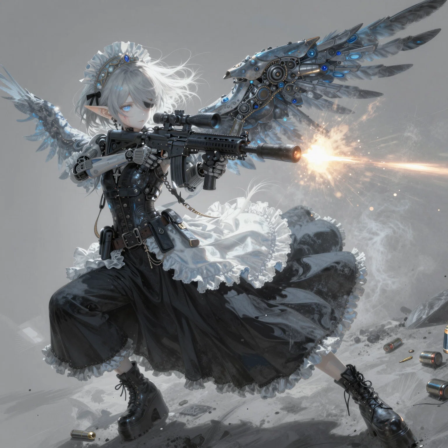 AI Illustration] Trying out z-image as an upscaler｜つみき