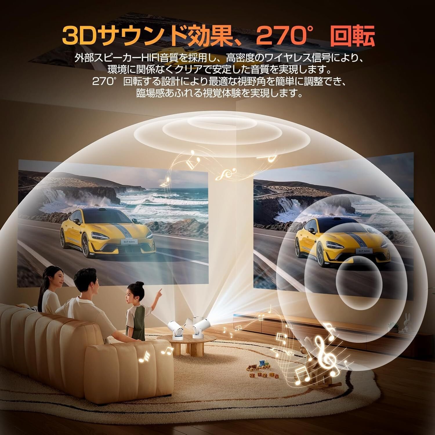 2025アップグレード版プロジェクター徹底レビュー|Android TV14.0搭載