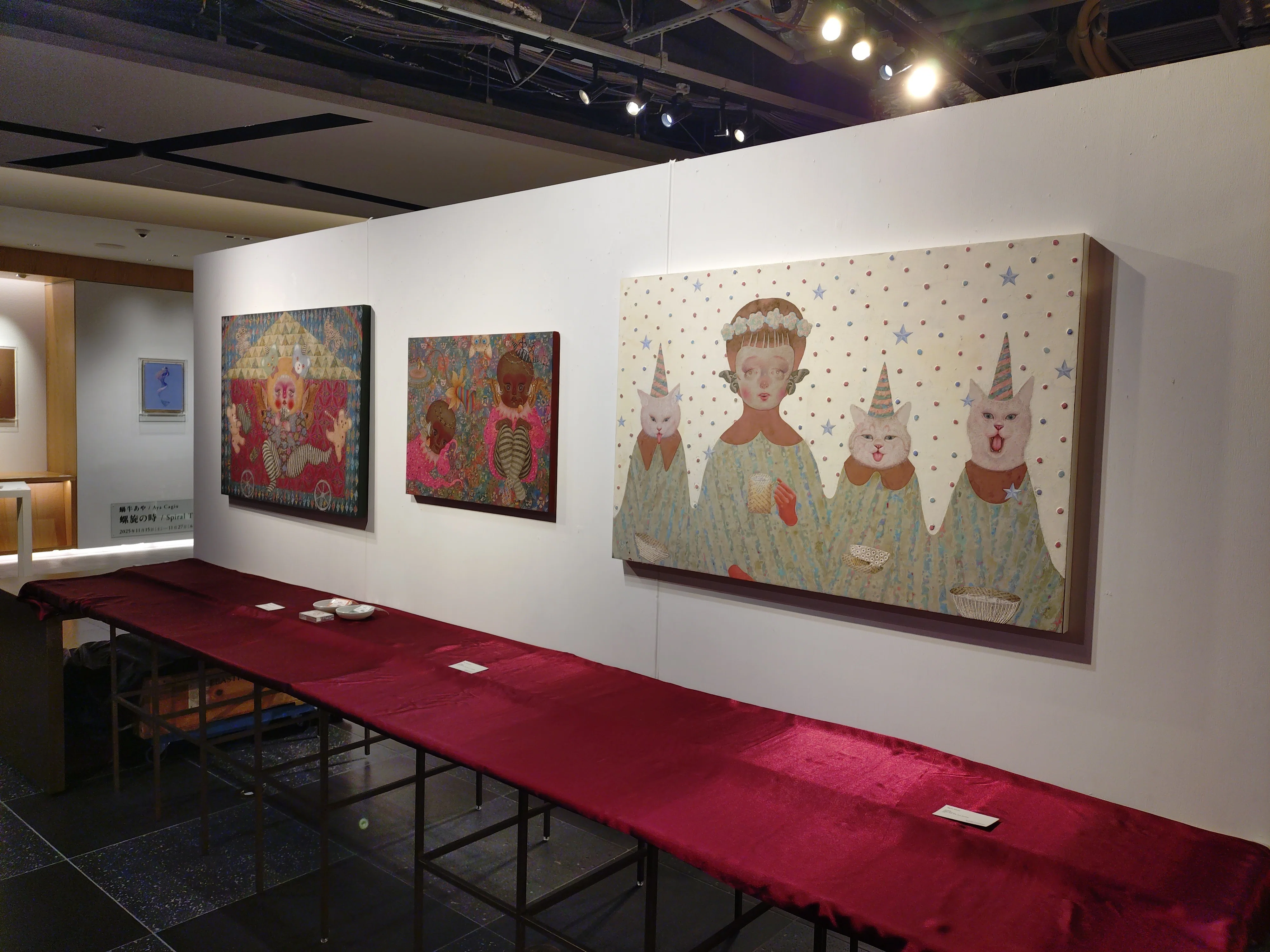 足立絵美 日本画展-PARALLEL CAFE-』（銀座蔦屋書店さん）開催中です