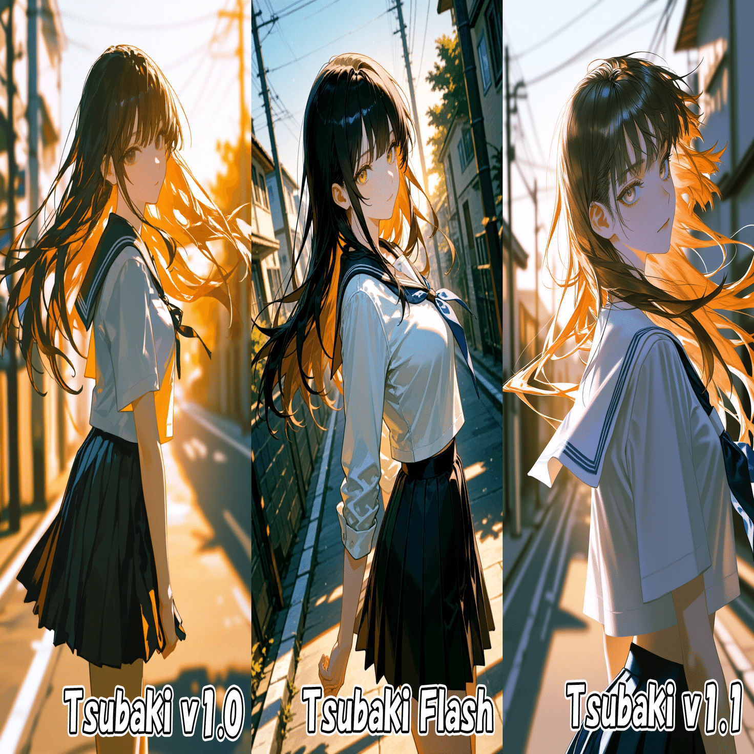 PixAI/Tsubaki】美少女特化3モデルを徹底検証してみた【画質・構図