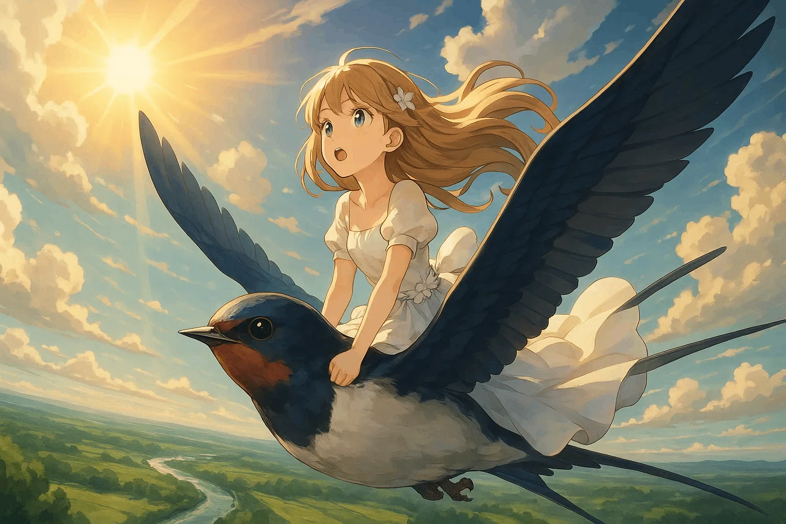 即決 ロイヤルコペンハーゲン アンデルセン物語 親指姫 プレート 絵皿