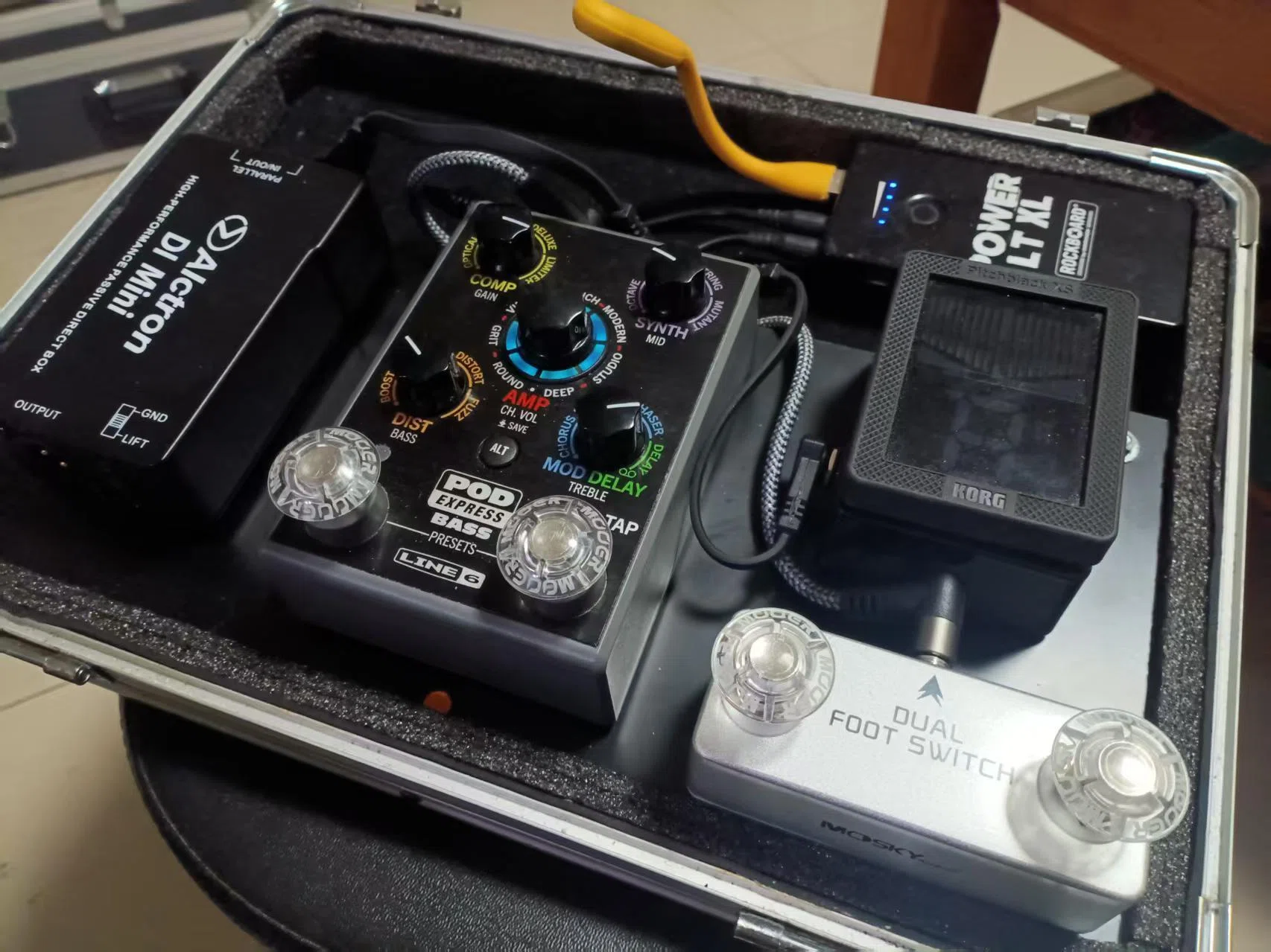 Line6 PODexpress Bassでミニマルなエフェクトボード構想してみた！ 仮