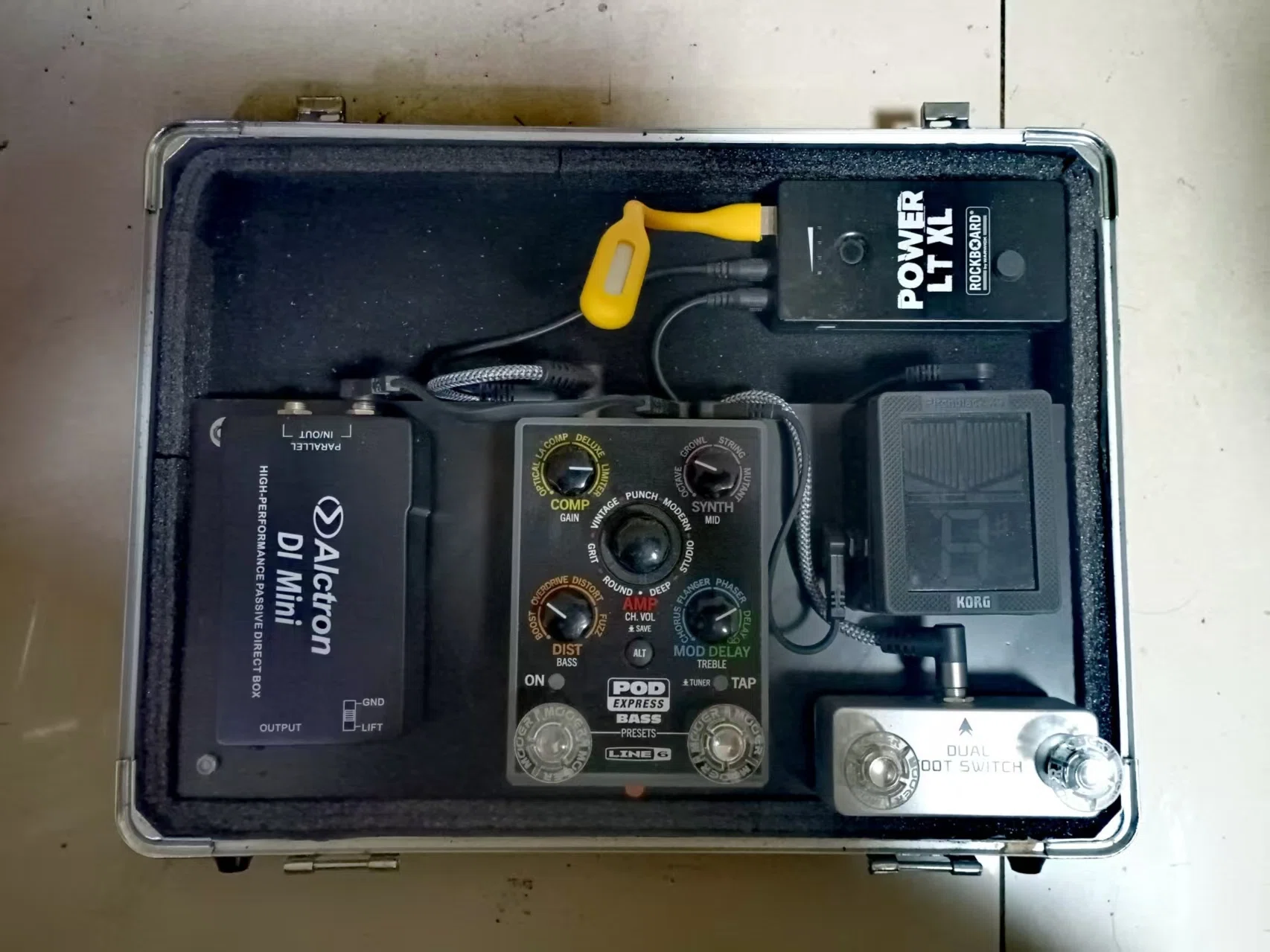Line6 PODexpress Bassでミニマルなエフェクトボード構想してみた！ 仮