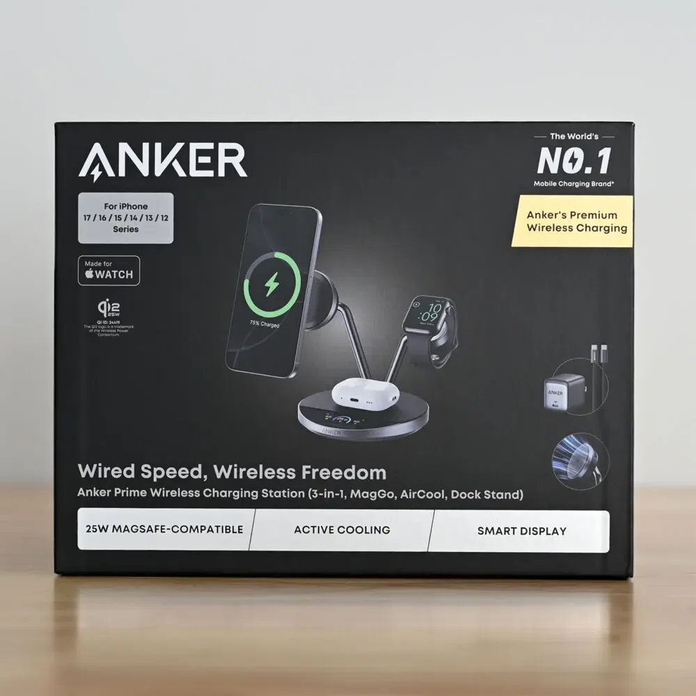 Anker モニタースタンド(12-in-1、ワイヤレス充電機能付き ) anker