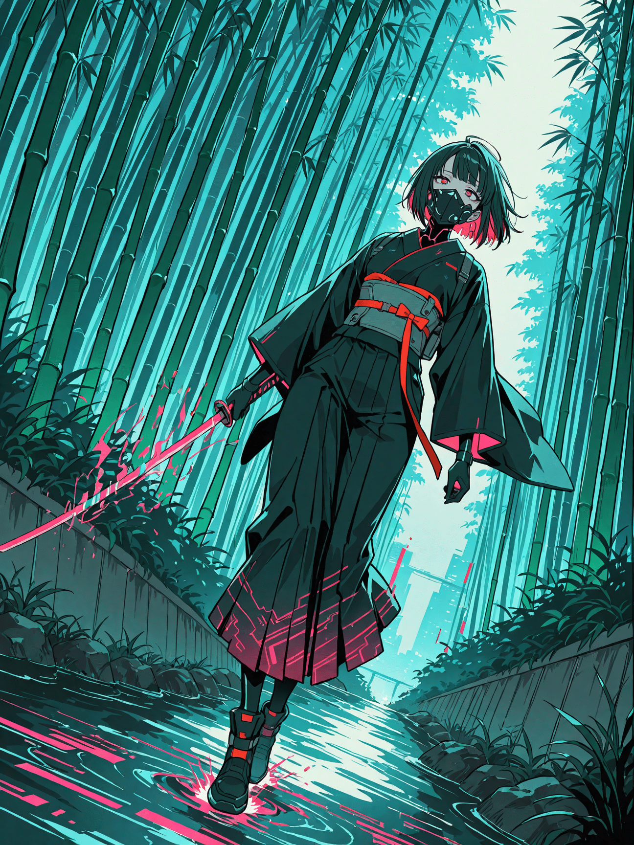 何を描くか」より「何を止めるか」。静寂の竹林に「バグ」を走らせる