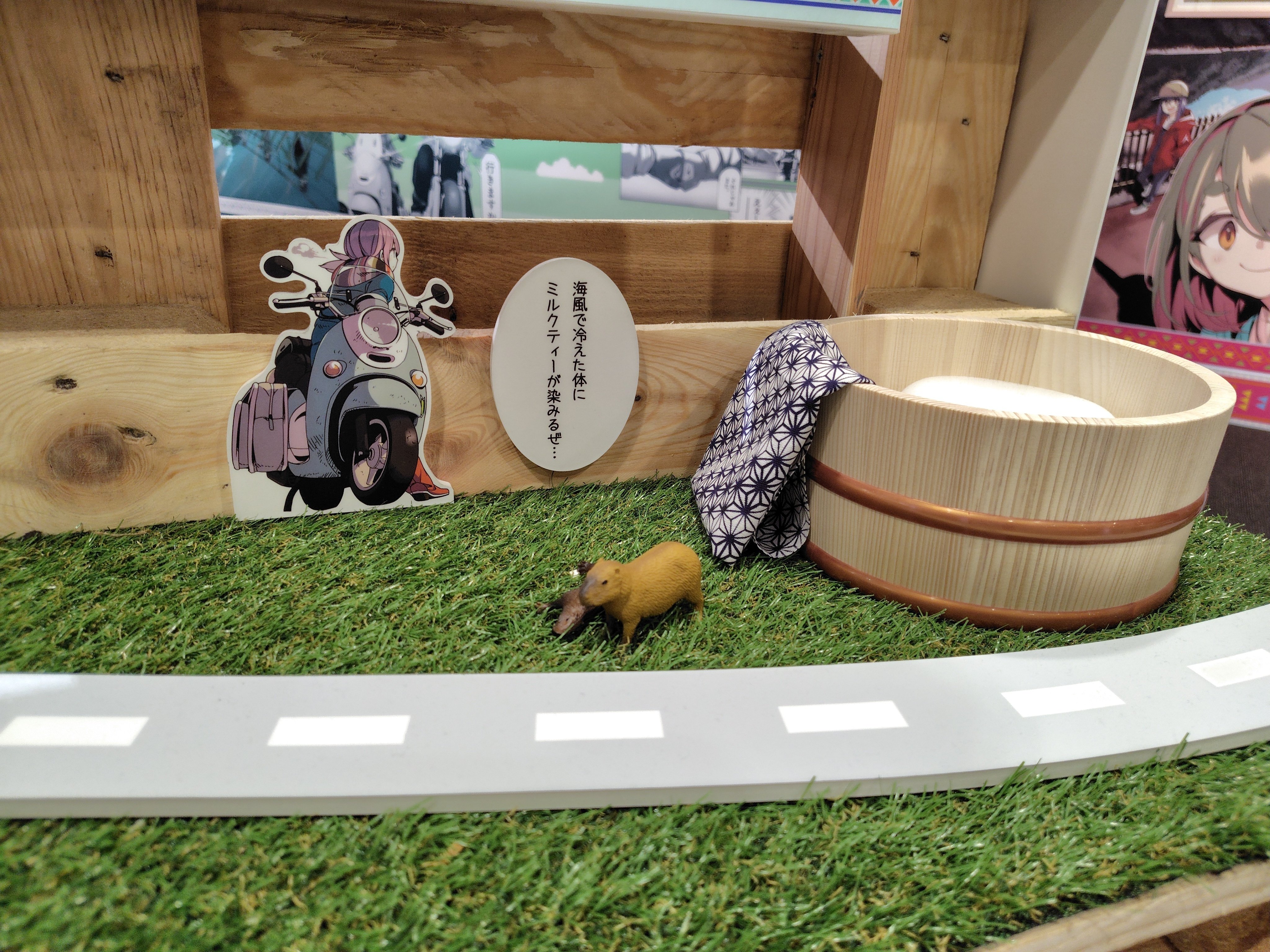 LOGOS アウトドアチェア ベージュ　ゆるキャン　10周年記念展 LOGOS アウトドアチェア ベージュ ゆるキャン 10周年記念展 LOGOS