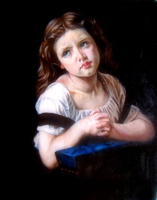 一日一絵（19）ブグローのPrayerを模写する｜都志良三