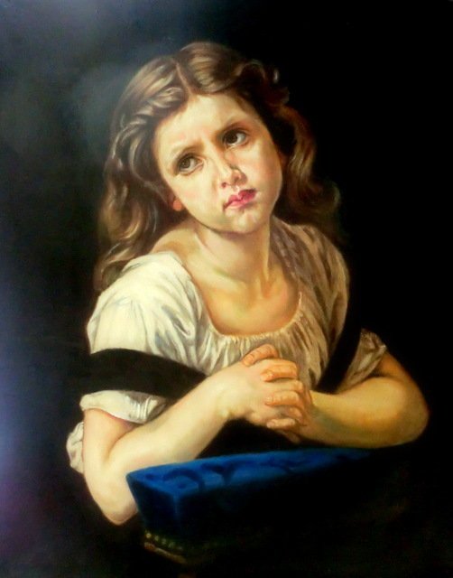 一日一絵（19）ブグローのPrayerを模写する｜都志良三