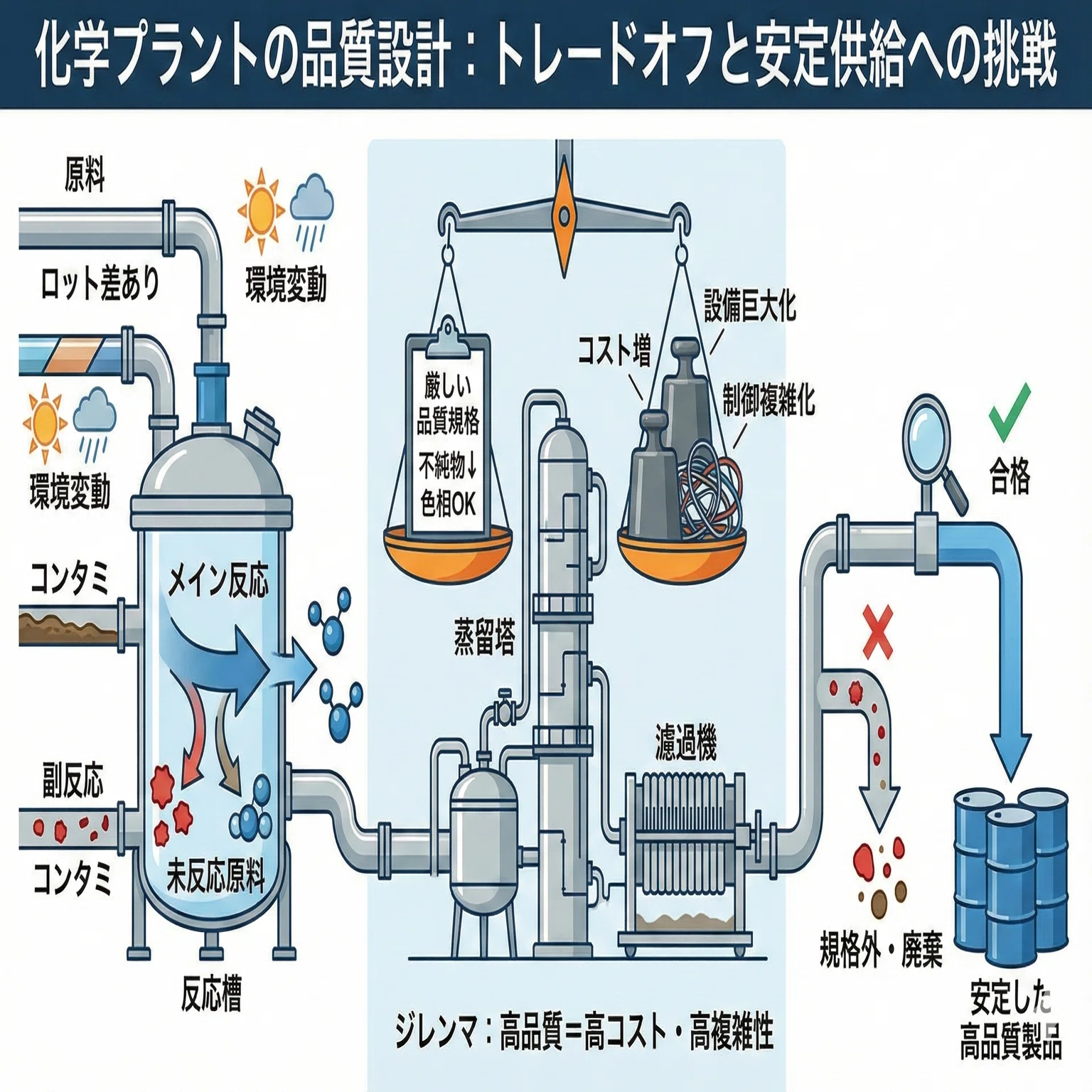 50 プラント設計する時に考えていること｜かねまる@化学プラント技術者