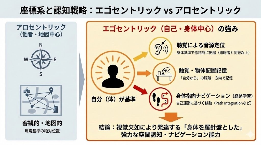 視覚障害者の空間認知に関する研究 — 現状の整理｜中島所長