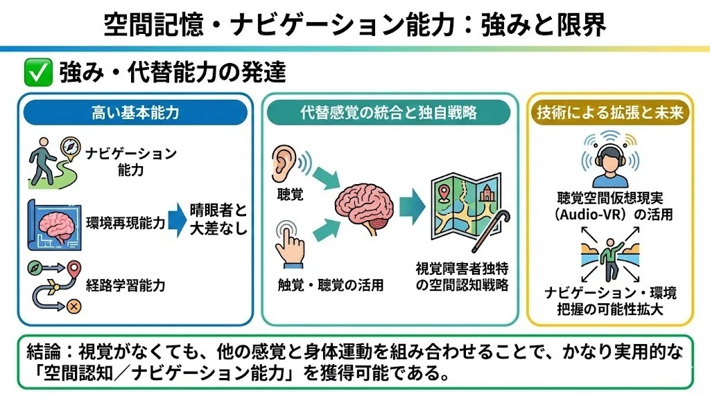 視覚障害者の空間認知に関する研究 — 現状の整理｜中島所長