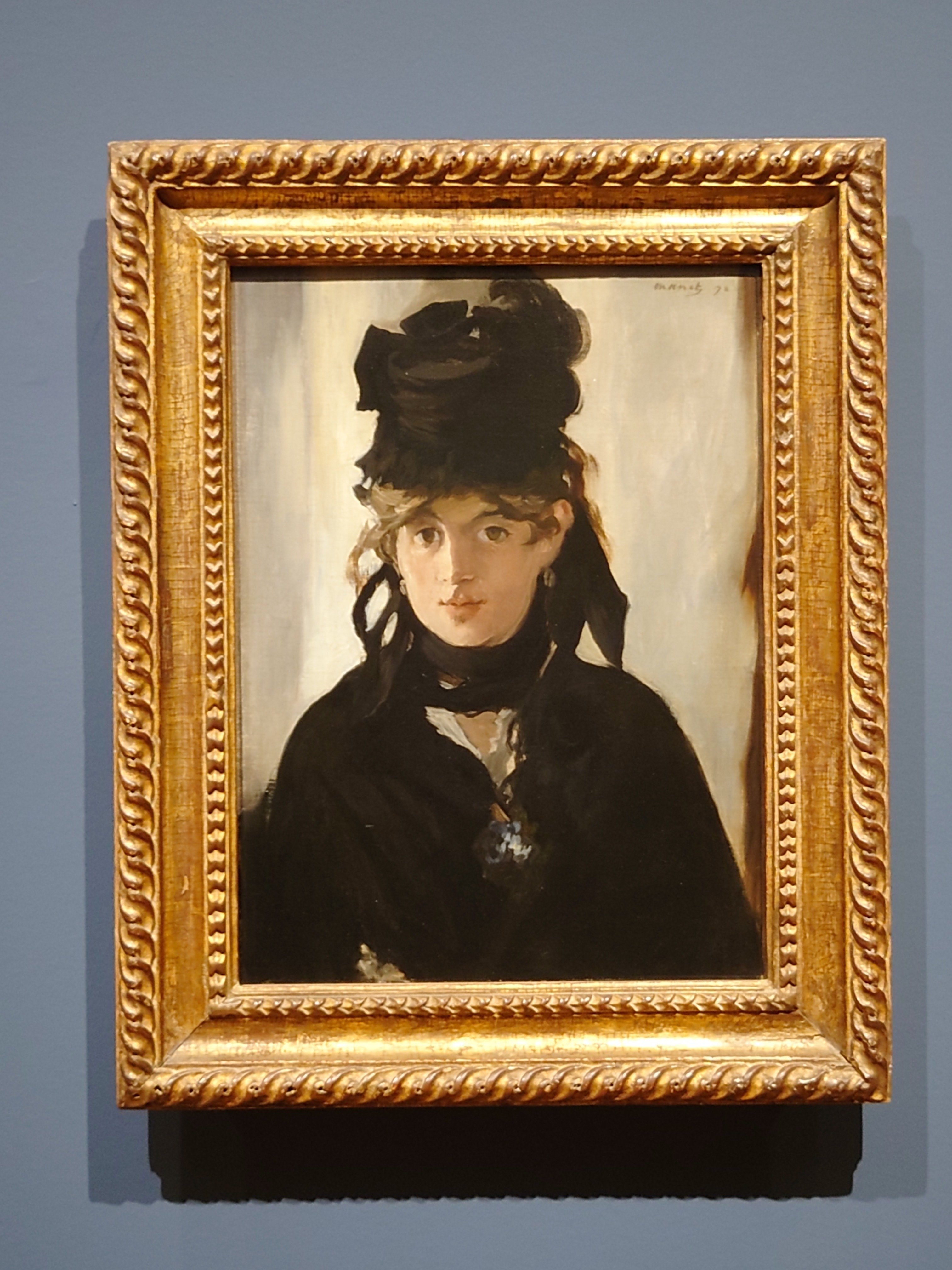 エドゥアール・マネが描いたベルト・モリゾ｜○