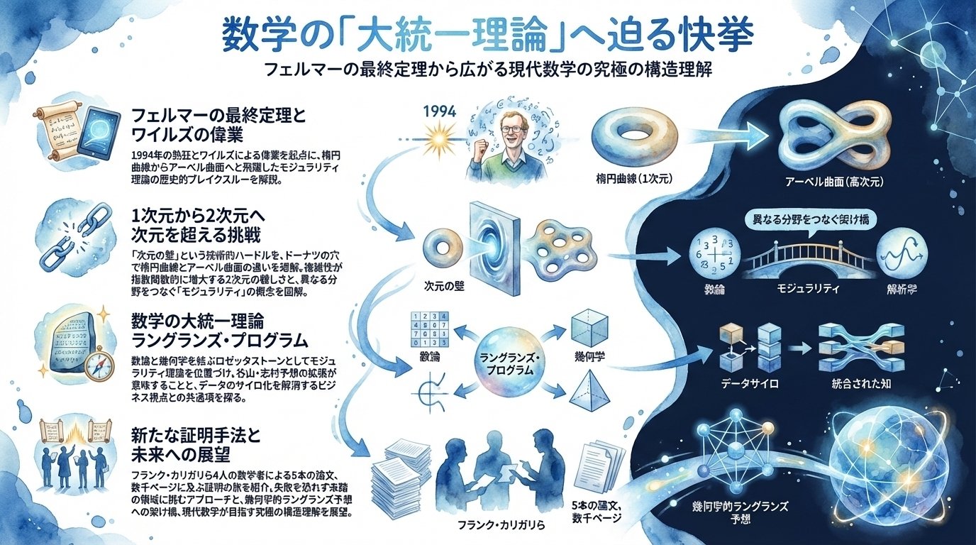 プログラムの理論 数学の「大統一理論」へ迫る快挙 モジュラリティ理論のアーベル曲面へ