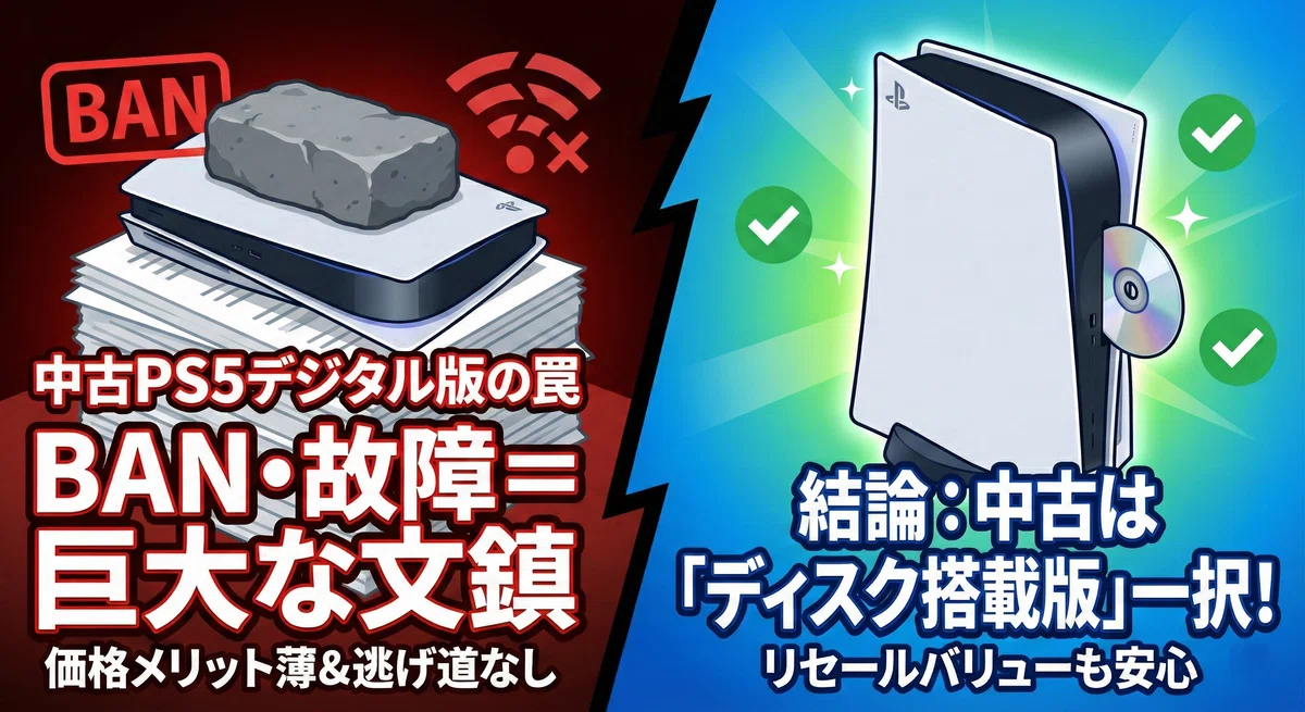 PS5中古は買うべきか？値上げ後の今こそ知るべき「隠れコスト」と失敗 