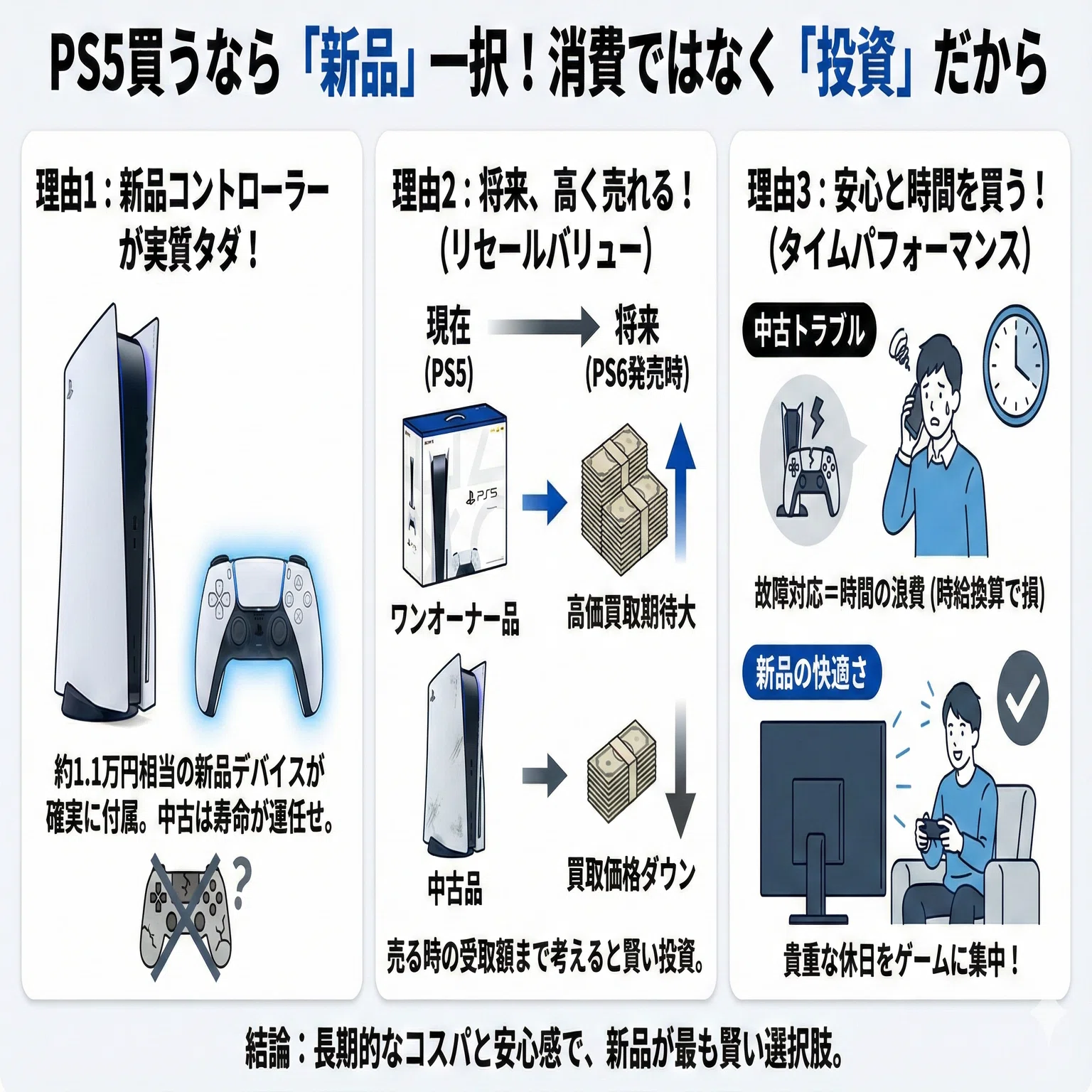 PS5中古は買うべきか？値上げ後の今こそ知るべき「隠れコスト」と失敗 