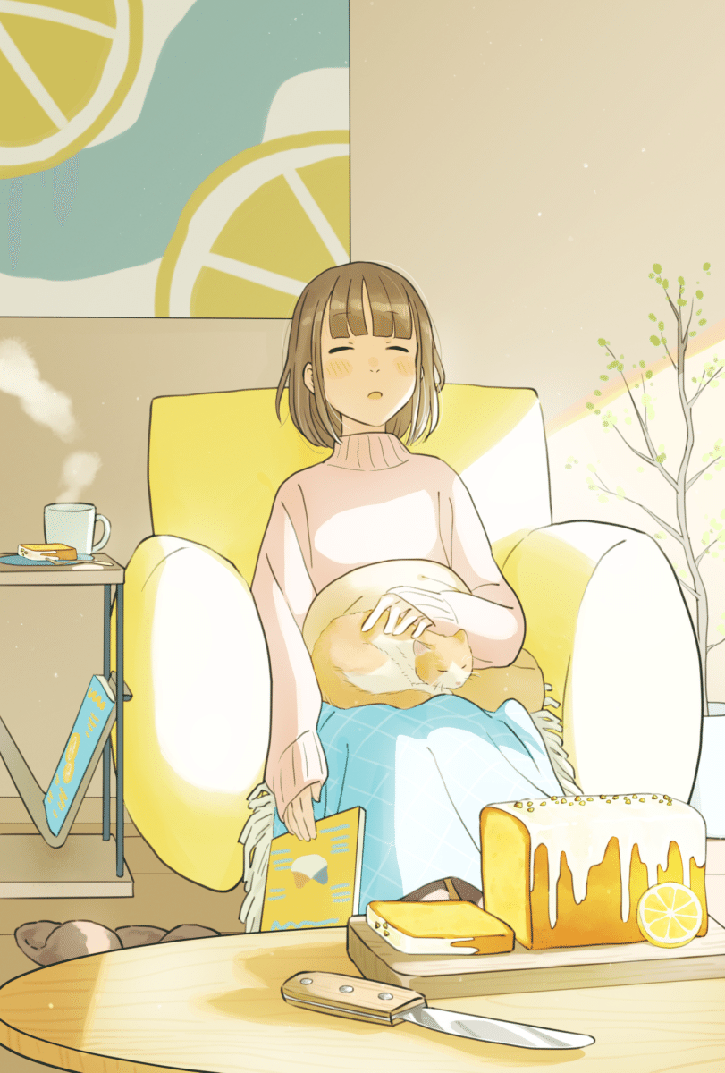 イラスト解説】レモンのモチーフでまとめた、光あふれる空間をえがく