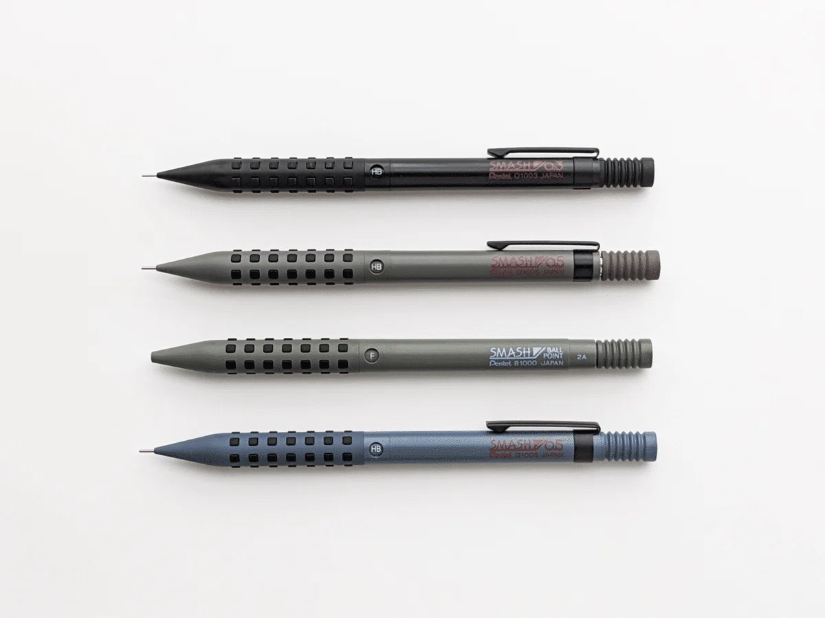 Pentel B1000 ウォームグレーグリーン廃盤 smashボールペン 【公式通販】